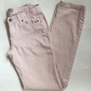 Loft Modern Slim Pink Mid-rise Jeans